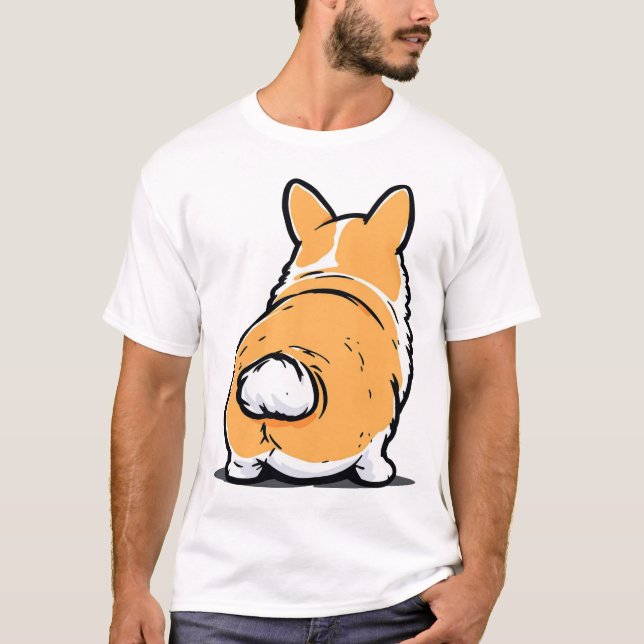 Corgi Backside T-Shirt (Front)