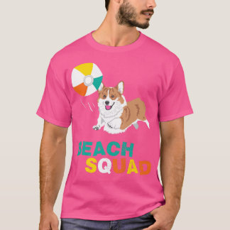 Corgi Beach Squad Tee Gift For Corgi Lovers Funny