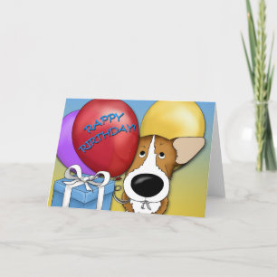 Corgi Birthday Card