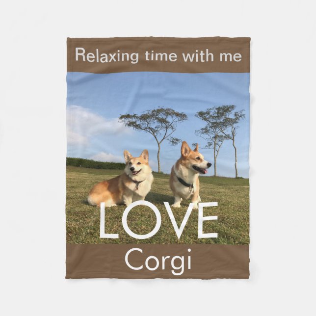 corgi blanket blue sky (Front)