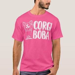 Corgi Boba, Dog Gifts For Kids, Men & Women, Funny T-Shirt