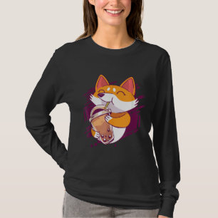 Corgi Bubble Tea Bobas Corgi T-Shirt