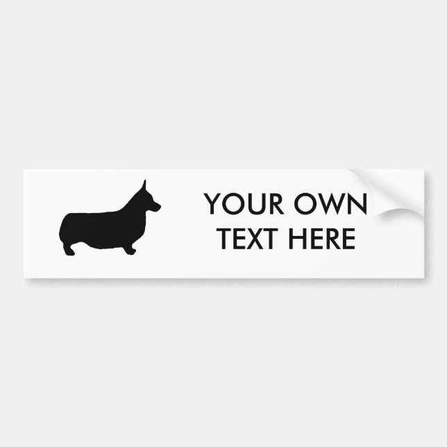 Corgi Bumper Sticker (Front)