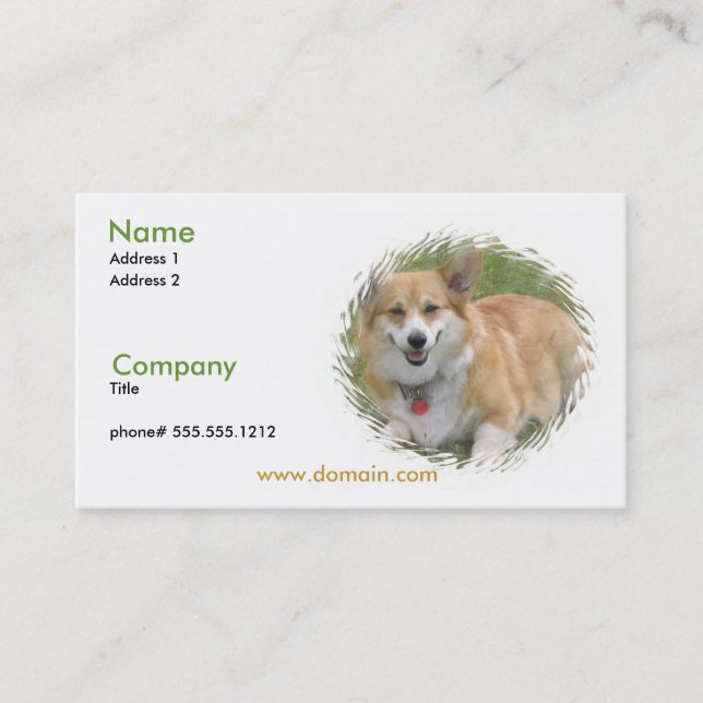 Corgi Business Card (Front)