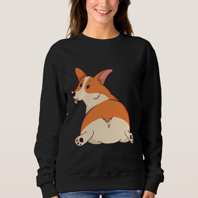Corgi Butt  201 Sweatshirt (Front)