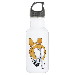 Corgi Butt 532 Ml Water Bottle