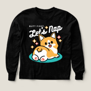 Corgi Butt and Nap Vibes – Cute Sleeping Dog
