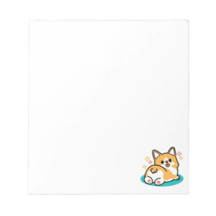 Corgi Butt and Nap Vibes – Cute Sleeping Dog Notepad
