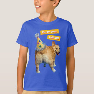 Corgi Butt Birthday Hat T-Shirt