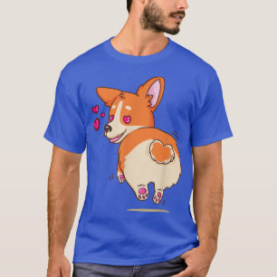 Corgi Butt Cute Dog for Corgi Mum and Dog Dad Kawa T-Shirt