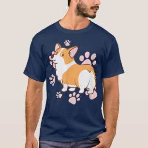 Corgi Butt Dog Paw Kawaii Corgi Lover Corgi Owner  T-Shirt