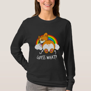 Corgi Butt Guess What Funny T-Shirt