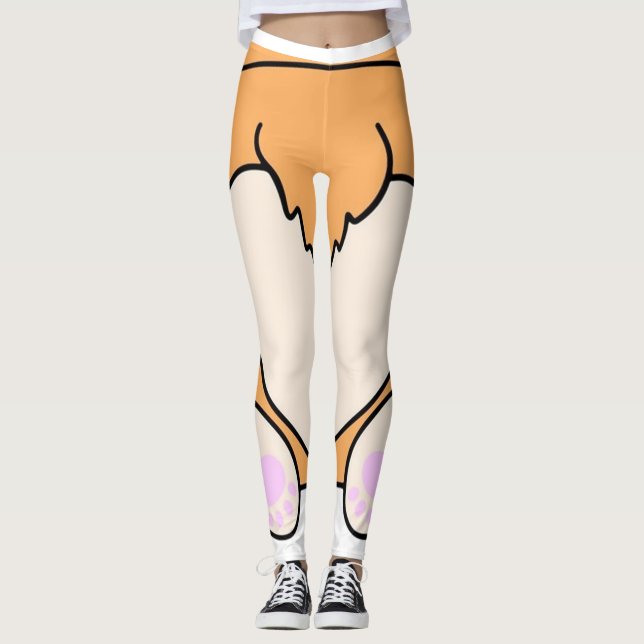 corgi butt leggings (Front)