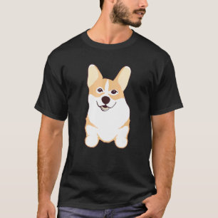Corgi Butt Pet Owner Breed Front Back Print T-Shirt