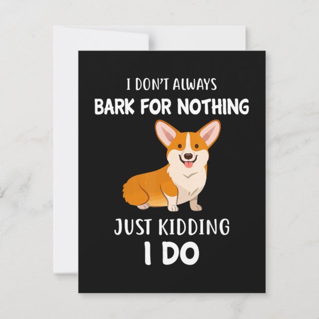 Corgi Card (Front)