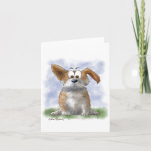 Corgi Cartoon Card