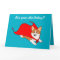 Corgi Cartoon Hero Birthday Card