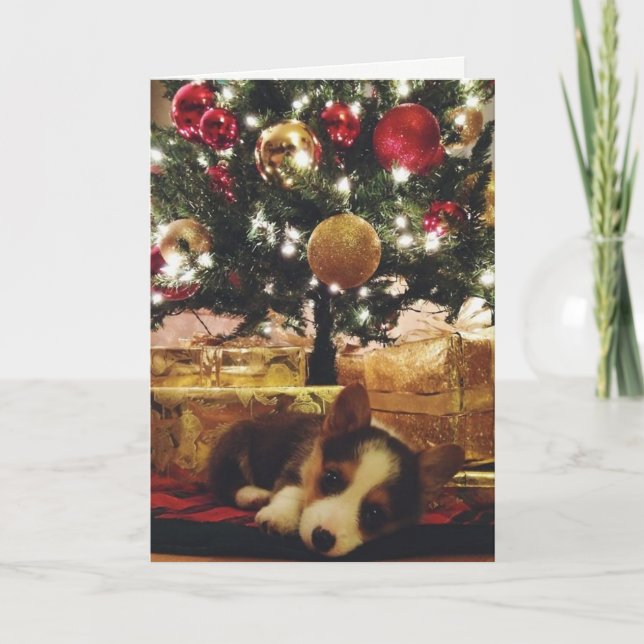 Corgi Christmas Card (Front)