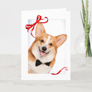 Corgi Christmas Card
