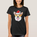 Corgi Christmas Dog Santa Hat Xmas Boys Kids Girls T-Shirt<br><div class="desc">Corgi Christmas Dog Santa Hat Xmas Boys Kids Girls</div>