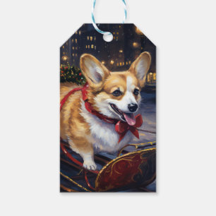 Corgi Christmas Festive Season Gift Tags