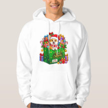 Corgi Christmas Gift Bag Cheer