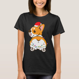 Corgi Christmas Merry Woofmas Corgmas Santa Corgi  T-Shirt