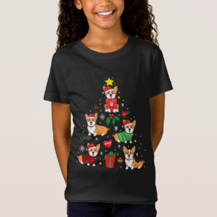 Corgi Christmas Ornament Tree T-Shirt