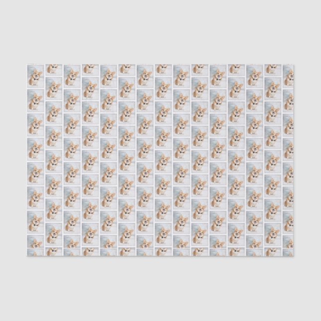 Corgi Christmas Tissue Paper (Front)