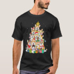 Corgi Christmas Tree Fairy Lights Santa Hat Pajama T-Shirt<br><div class="desc">Corgi Christmas Tree Fairy Lights Santa Hat Pajama Dog</div>