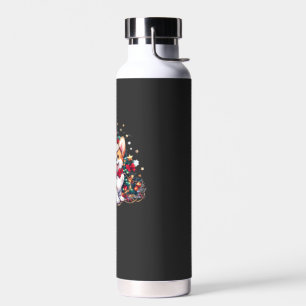 Corgi Christmas Tree Oversized T-Shirt Water Bottle