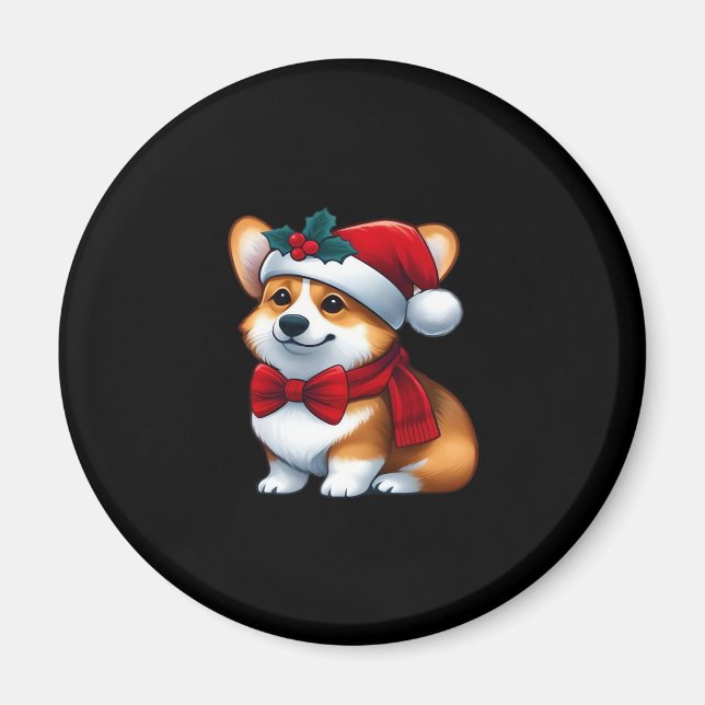 Corgi Claus A Pawsitively Merry Christmas Classic  Magnet (Front)