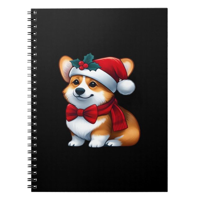 Corgi Claus A Pawsitively Merry Christmas Classic  Notebook (Front)
