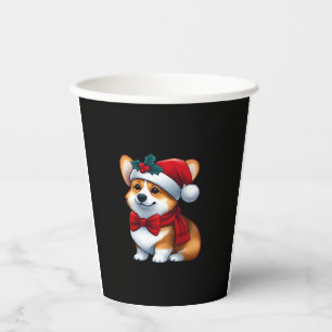 Corgi Claus A Pawsitively Merry Christmas Classic Paper Cups