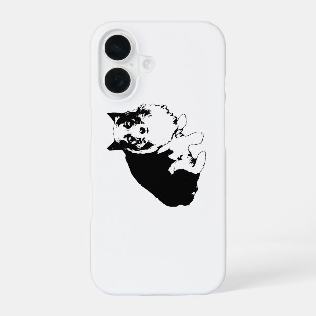 Corgi Clean Edge iPhone 16 Case (Back)