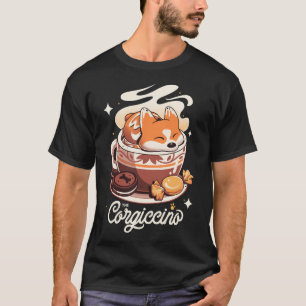 Corgi Coffee Break - Cute Dog T-Shirt