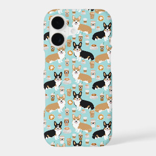 Corgi Coffee iPhone case - Cardigan corgis