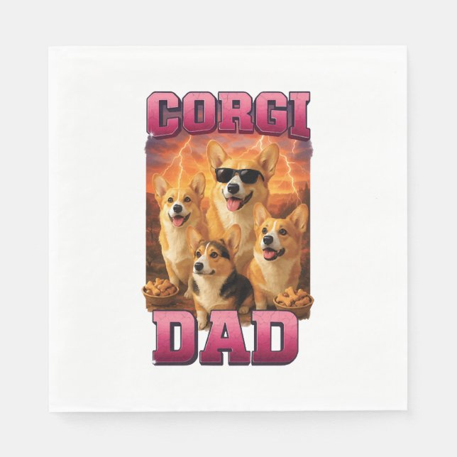 Corgi Copy Copy Copy Napkin (Front)