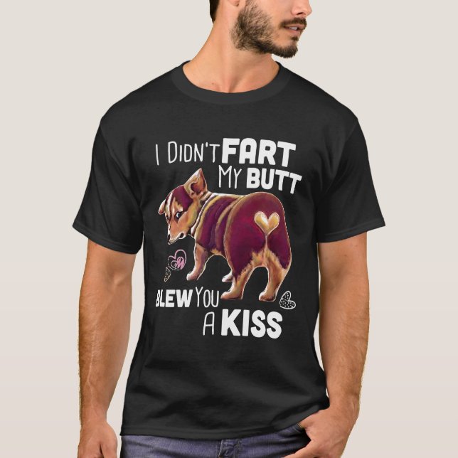 Corgi  Corgi Corgi Butt Premium T-Shirt (Front)