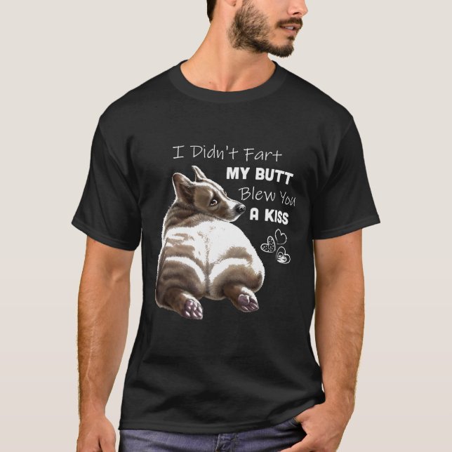 Corgi  Corgi Corgi Butt T-Shirt (Front)