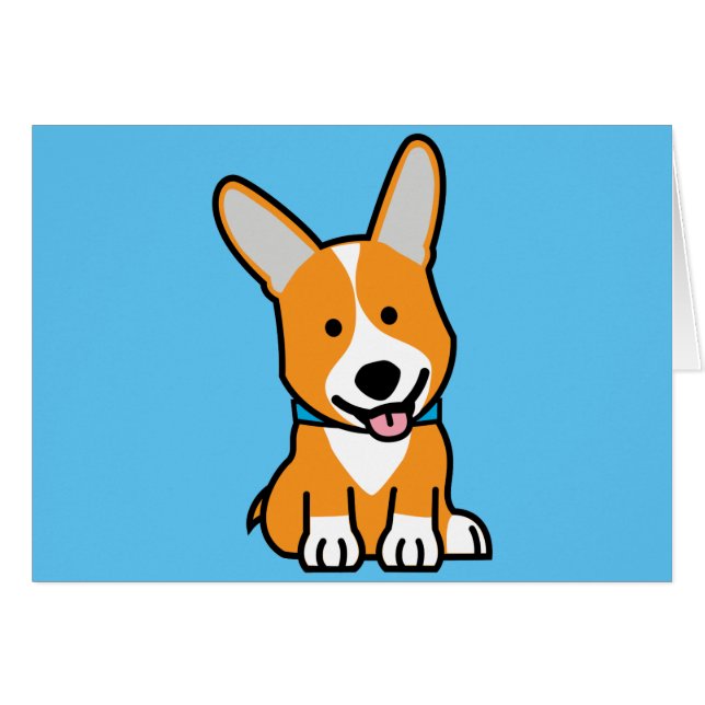 Corgi Corgis dog puppy doggy happy Pembroke Welsh (Front Horizontal)