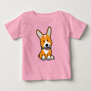 Corgi Corgis dog puppy doggy happy Pembroke Welsh Baby T-Shirt