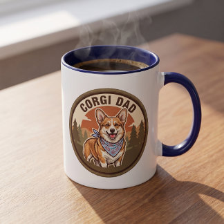 Corgi Dad Coffee Mug | Welsh Corgi Dog Dad Gift