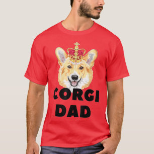 Corgi Dad Corgi Dog Lovers Corgi Owners Father's D T-Shirt
