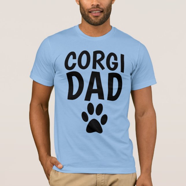 CORGI DAD DOG T-shirts (Front)