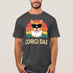 Corgi Dad Funny Pembroke Welsh Corgi Gift for Lo T-Shirt