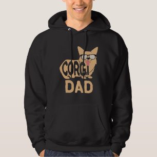 Corgi Dad Men Pembroke Welsh Corgi Pet Dog 723 Hoodie