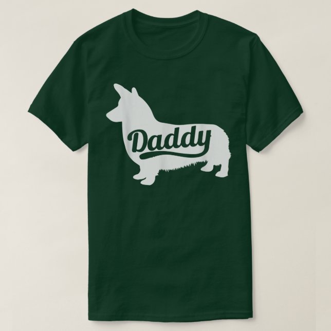 Corgi Daddy  Welsh Corgi Dad & Owner  T-Shirt (Design Front)