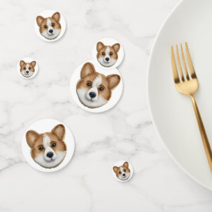 Corgi Dog 3D Inspired Confetti