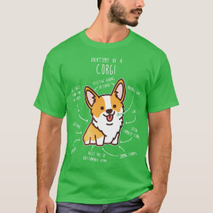 Corgi Dog Anatomy T-Shirt